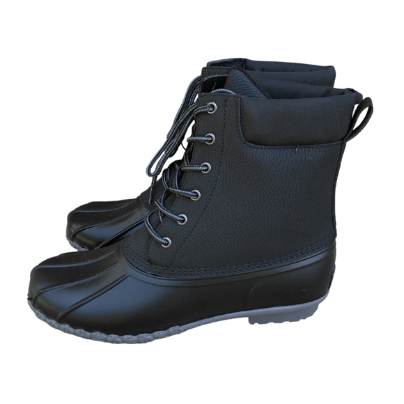 NWT Weatherproof Vintage Men's Size 11M Adam II Black Duck Boots - Picture 3 of 14